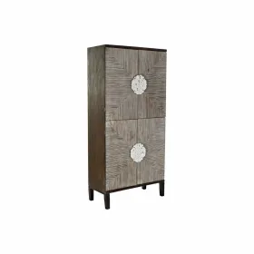 Skapītis DKD Home Decor MB-179372 Tumši brūns Gaiši brūns Egle Koks MDF 86 x 41 x 181 cm