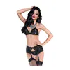 Underwear Set Chilirose Black M 3 Pieces