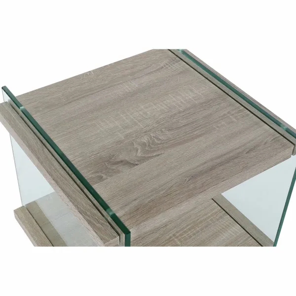 Spintelė DKD Home Decor Stiklas Medžio MDF (50 x 50 x 49 cm)
