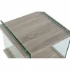 Spintelė DKD Home Decor Stiklas Medžio MDF (50 x 50 x 49 cm)