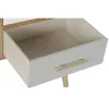 TV mēbeles DKD Home Decor Pelēks Krēmkrāsa Metāls Paulovnijas koks (90 x 34 x 66.5 cm)