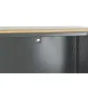 Lentyna DKD Home Decor Natūralus Pilka Metalinis Medžio 2 Lentynos (79 x 39 x 133 cm)