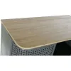 Lentyna DKD Home Decor Natūralus Pilka Metalinis Medžio 2 Lentynos (79 x 39 x 133 cm)