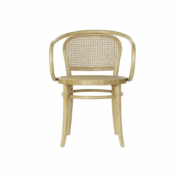 Valgomojo kėdė DKD Home Decor Natūralus Rotangas Guobos mediena 58 x 58 x 79,5 cm