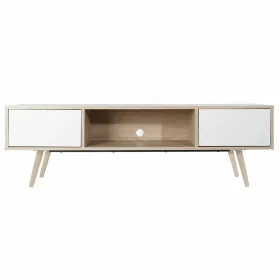 ТВ шкаф DKD Home Decor Белый Металл Деревянный MDF (160 x 40 x 50 cm)