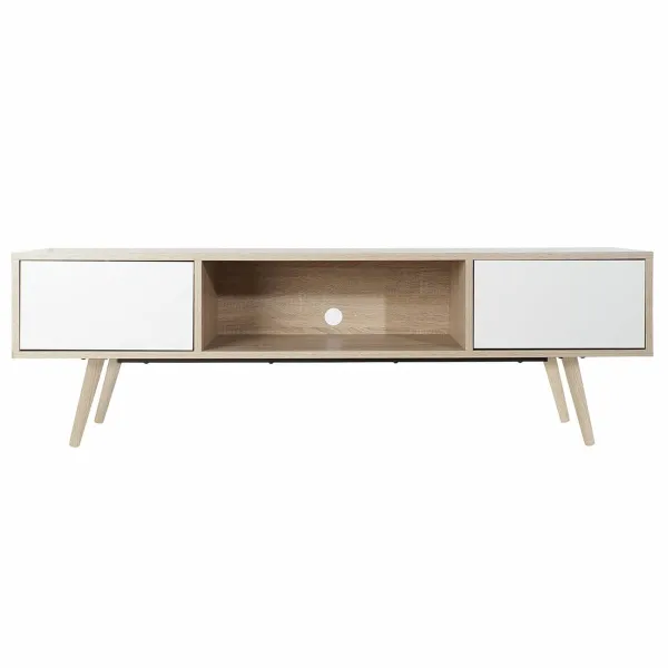 ТВ шкаф DKD Home Decor Белый Металл Деревянный MDF (160 x 40 x 50 cm)