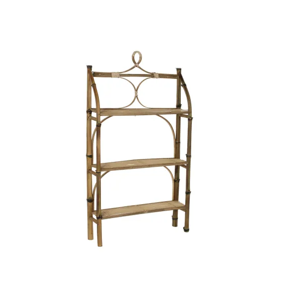 Plaukti DKD Home Decor Dabisks Rotangpalma Bambuss 3 Planken (62 x 15 x 103 cm)