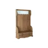 Mēteļu Pakaramais ar Plauktu DKD Home Decor Brūns Melns Ciedra spogulis Dabisks Alpino 124 x 40 x 200 cm