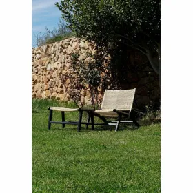 Кресло DKD Home Decor Чёрный Натуральный Деревянный Тик 65 x 78 x 68 cm
