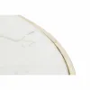 Centrālais galds DKD Home Decor Glamour Balts Daudzkrāsains Bronza Marmors Dzelzs 87 x 87 x 51,5 cm