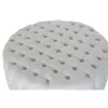 подставка для ног DKD Home Decor Белый полиэстер Деревянный MDF (78 x 78 x 40 cm)