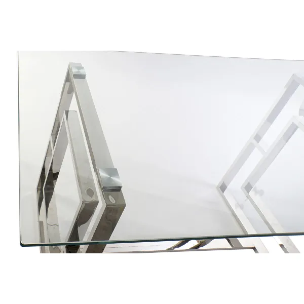Обеденный стол DKD Home Decor Стеклянный Сталь (180 x 90 x 75 cm)
