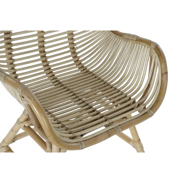 Садовое кресло DKD Home Decor Daudzkrāsains Dabisks Rotangpalma 61 x 58 x 92 cm 62 x 62 x 92 cm
