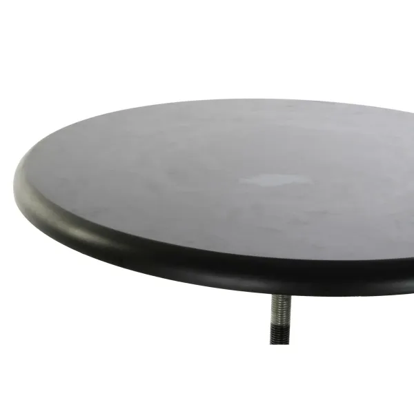 Mazs galdiņš DKD Home Decor 8424001831456 60 x 60 x 105 cm Dabisks Melns Metāls Koks