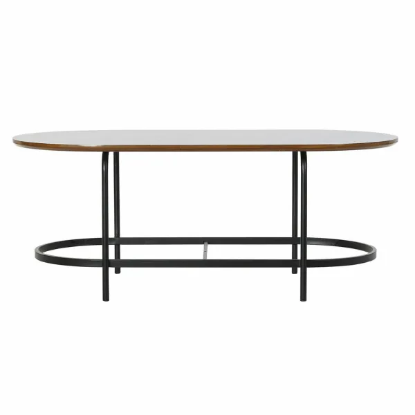 Valgomojo stalas DKD Home Decor Medžio Stiklas Geležis 99,5 x 50 x 40 cm