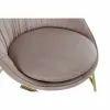 ēdamistabas krēsls DKD Home Decor Rozā Bronza 60 x 60 x 85 cm