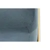 Taburete DKD Home Decor   Putas Zils Bronza Metāls Poliesters Samts Koks MDF (80 x 80 x 42 cm)