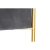 Taburete DKD Home Decor   Putas Pelēks Bronza Metāls Poliesters Samts Koks MDF (80 x 80 x 47 cm)