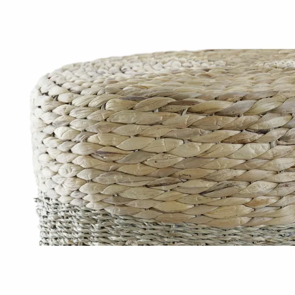 Jalkatuki DKD Home Decor Monivärinen Luonnollinen Alumiini Boho 42 x 42 x 40 cm