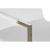 Krēsls DKD Home Decor Poliesters Tērauds Balts (56 x 68 x 92 cm)