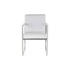 Kėdė DKD Home Decor Poliesteris Plienas Balta (56 x 68 x 92 cm)