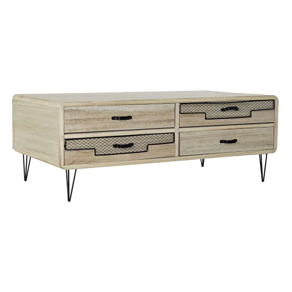 TV mēbeles DKD Home Decor Metāls Paulovnijas koks (115 x 61 x 43 cm)