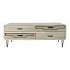 TV mēbeles DKD Home Decor Metāls Paulovnijas koks (115 x 61 x 43 cm)