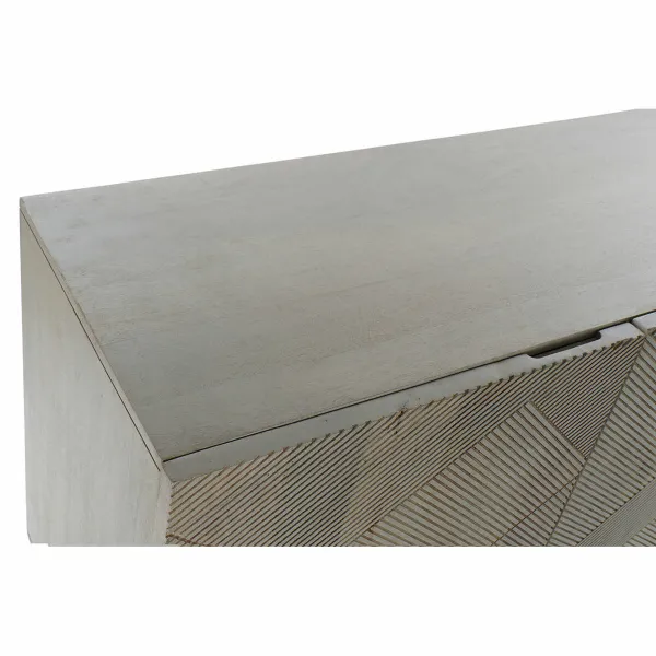 Устройство DKD Home Decor   Серый Позолоченный Металл Древесина манго 160 x 45 x 75 cm