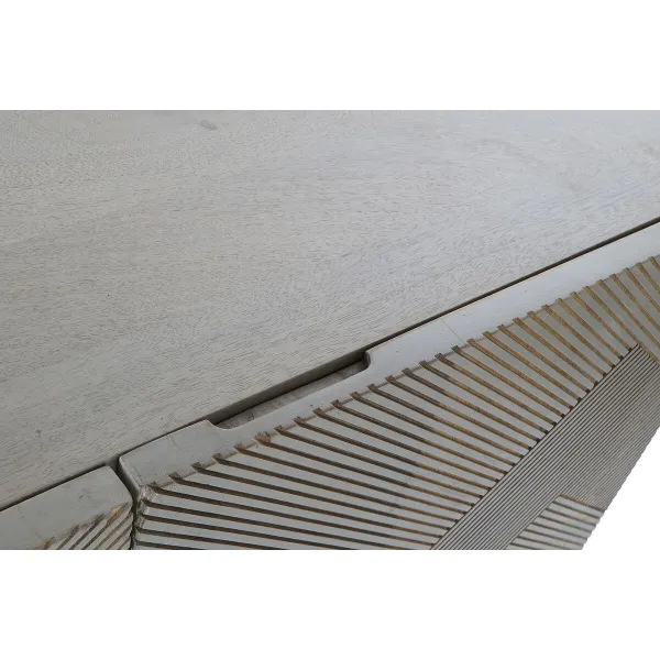 Устройство DKD Home Decor   Серый Позолоченный Металл Древесина манго 160 x 45 x 75 cm