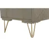 Устройство DKD Home Decor   Серый Позолоченный Металл Древесина манго 160 x 45 x 75 cm
