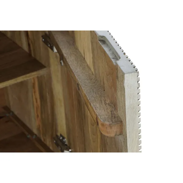 Устройство DKD Home Decor   Серый Позолоченный Металл Древесина манго 160 x 45 x 75 cm