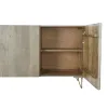 Устройство DKD Home Decor   Серый Позолоченный Металл Древесина манго 160 x 45 x 75 cm