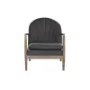 Nojatuoli DKD Home Decor Tumman harmaa Kuusi Muovinen 68 x 69 x 89 cm 67 x 70 x 89 cm