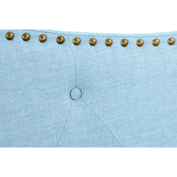 Изголовье кровати DKD Home Decor Синий Бежевый Celeste древесина каучукового дерева 146 x 6 x 68 cm