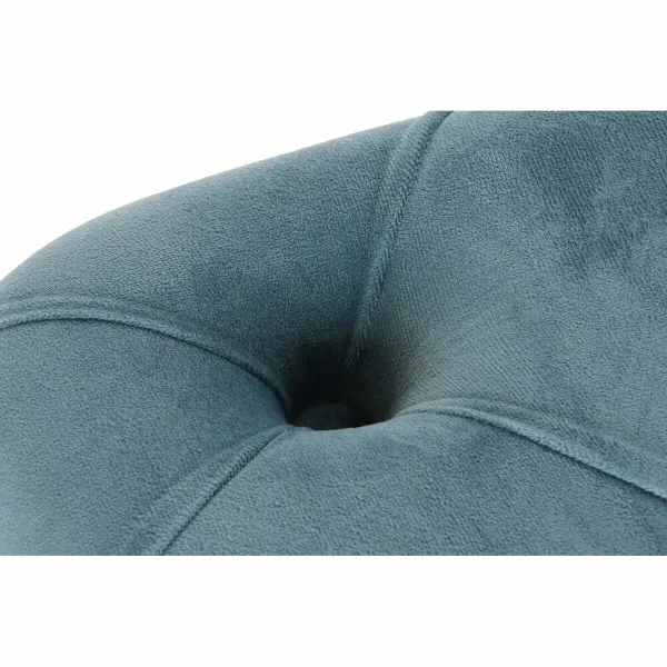 Банкетка DKD Home Decor   Синий полиэстер Велюр Деревянный MDF (88 x 53 x 48 cm)