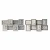 Фото рамка DKD Home Decor 60 x 3 x 32 cm Стеклянный Серый Коричневый Деревянный MDF город (2 штук)
