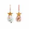 Kabantis dekoras DKD Home Decor Kalėdos Derva (2 pcs) (5.5 x 5 x 9 cm)