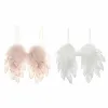 Новогоднее украшение DKD Home Decor Перья (2 pcs) (28 x 4 x 33 cm)