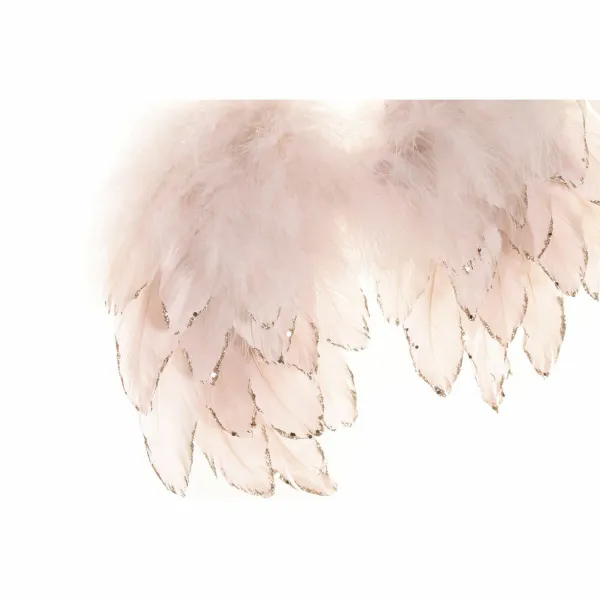 Kalėdų papuošalai DKD Home Decor Pluksnos (2 pcs) (28 x 4 x 33 cm)