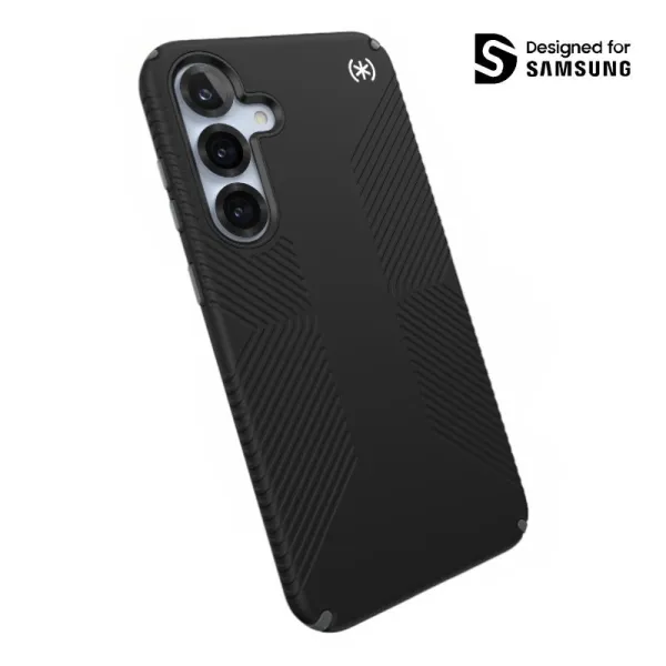 Speck Presidio2 Grip - Case for Samsung Galaxy S25+ / 24+ (Black/Slate Gray/White)