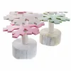 Новогодняя ёлка DKD Home Decor Деревянный MDF (2 pcs) (14 x 14 x 51 cm)