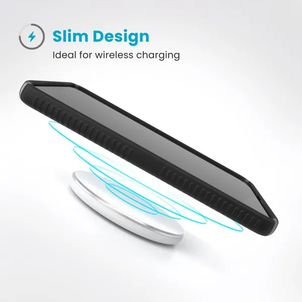 Speck Presidio2 Grip - Case for Samsung Galaxy S25+ / 24+ (Black/Slate Gray/White)