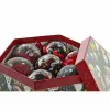Joulupallot DKD Home Decor Joulupukki PVC (7 pcs) (7.5 x 7.5 x 12 cm)