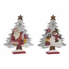 Kalėdų papuošalai DKD Home Decor Medžio (2 pcs) (33 x 6 x 39.5 cm)