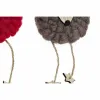 Joulukuusenpallo DKD Home Decor Polyesteri Puu Poro (3 pcs) (8 x 3 x 26 cm)