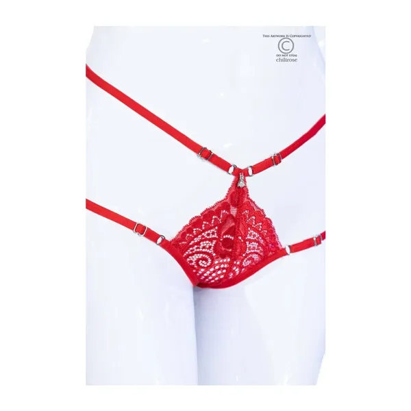 Thong Chilirose Red S/M