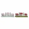 Joulukuusenpallo DKD Home Decor Puu Talo (2 pcs) (30 x 6 x 12 cm)