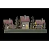 Joulukuusenpallo DKD Home Decor Puu Talo (2 pcs) (30 x 6 x 12 cm)