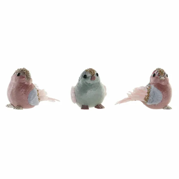 Новогоднее украшение DKD Home Decor полиэстер Foam (3 pcs) (15 x 10 x 11 cm)