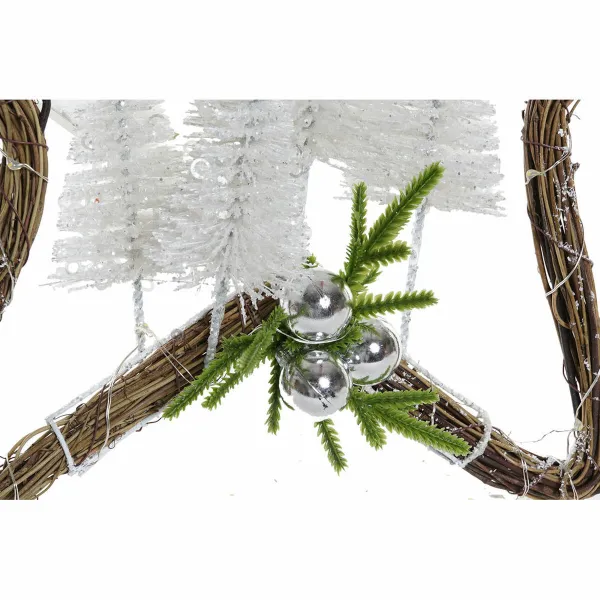 Joulukuusenpallo DKD Home Decor Rottinki (2 pcs) (43 x 10 x 43 cm)